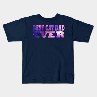 best cat dad ever Kids T-Shirt